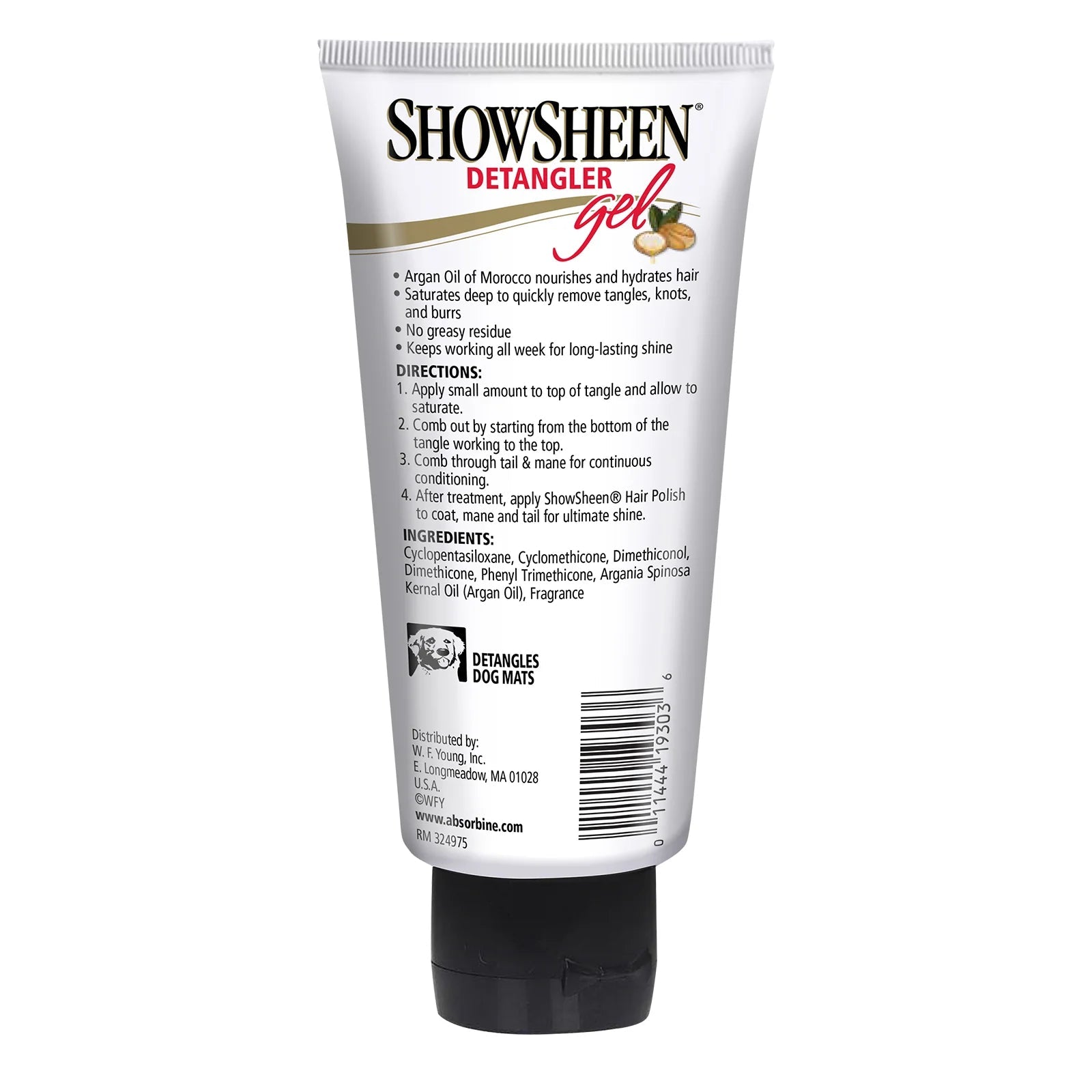 Absorbine Show Sheen Detangler Gel 118ml - Woonona Petfood & Produce