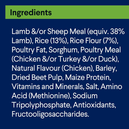 Advance All Breeds Adult Dry Dog Food Lamb with Rice 20kg - Woonona Petfoods