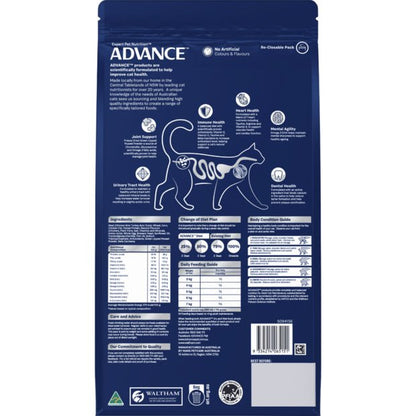 Advance Dry Cat Food Adult Healthy Ageing Chicken 2kg - Woonona Petfoods