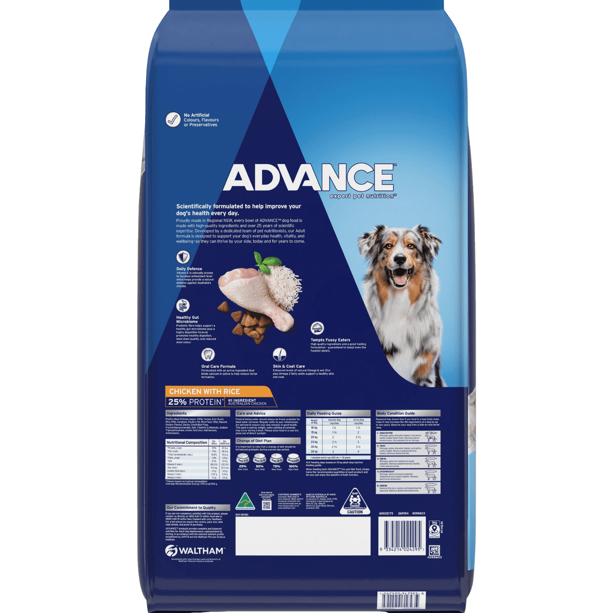 Advance Dry Dog Food Adult Chicken - Woonona Petfoods