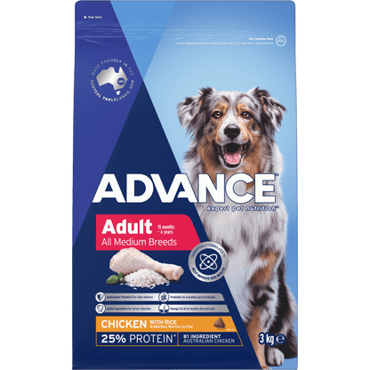 Advance Dry Dog Food Adult Chicken - Woonona Petfoods