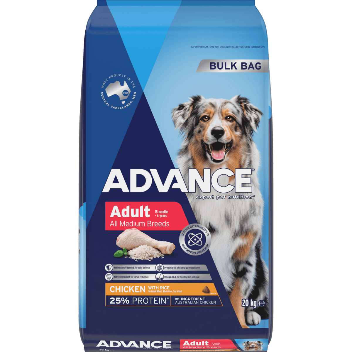 Advance Dry Dog Food Adult Chicken - Woonona Petfoods