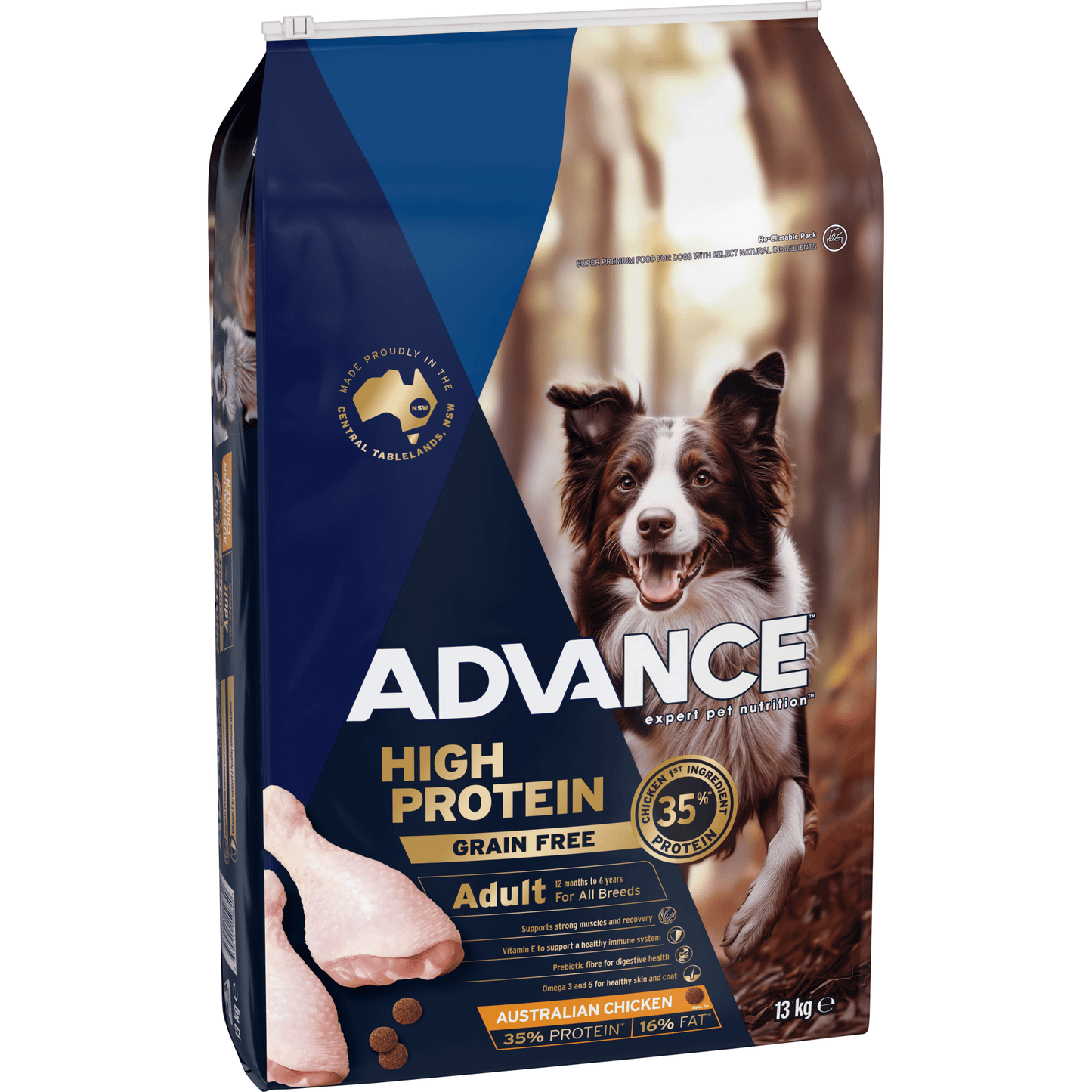 Advance Dry Dog Food Adult High Protein Grain Free Chicken - Woonona Petfoods