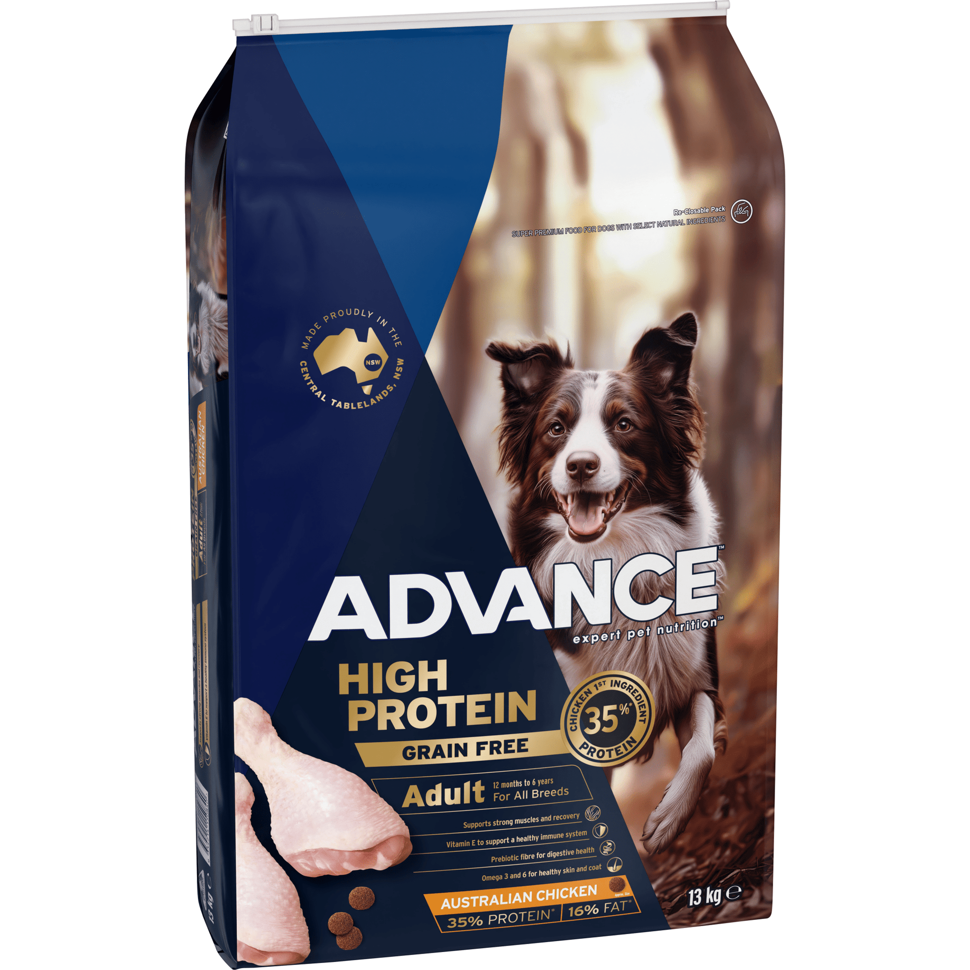 Advance Dry Dog Food Adult High Protein Grain Free Chicken - Woonona Petfoods