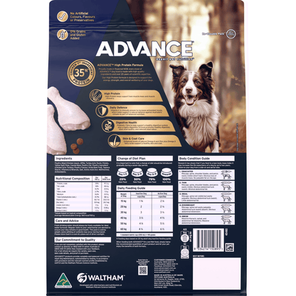Advance Dry Dog Food Adult High Protein Grain Free Chicken - Woonona Petfoods