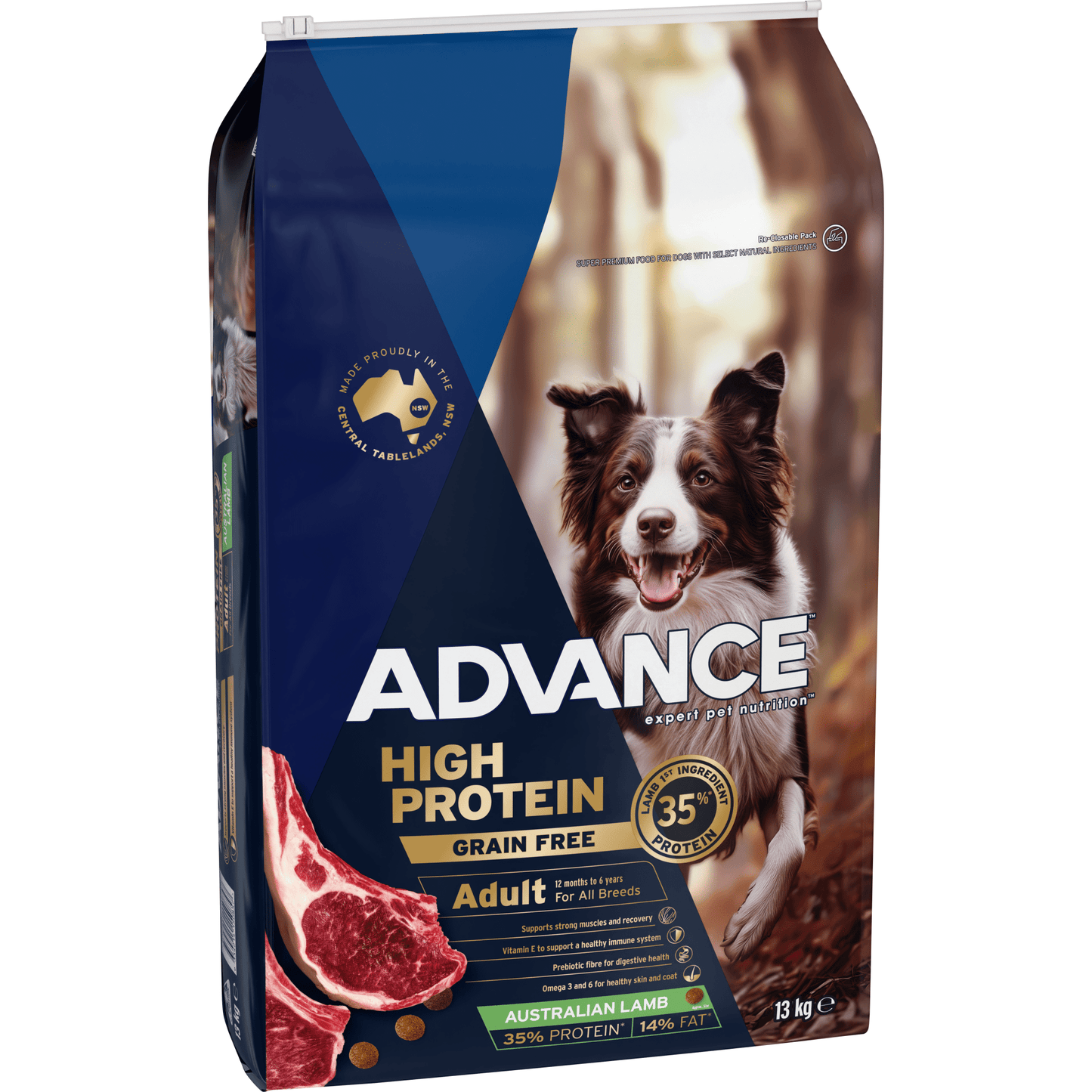 Advance Dry Dog Food Adult High Protein Grain Free Lamb - Woonona Petfoods