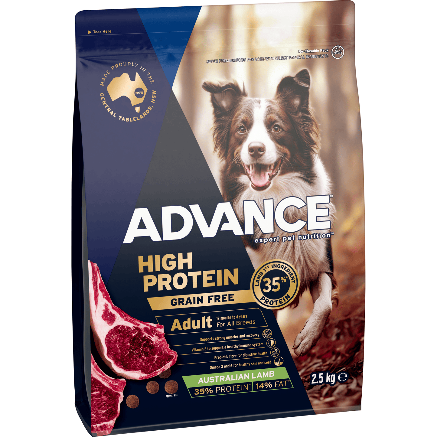 Advance Dry Dog Food Adult High Protein Grain Free Lamb - Woonona Petfoods