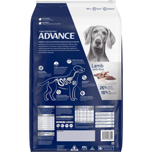 Advance Dry Dog Food Adult Large Breed Lamb 15kg - Woonona Petfoods