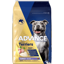 Advance Dry Dog Food Adult Medium Breed Terrier Turkey and Rice 13kg - Woonona Petfoods