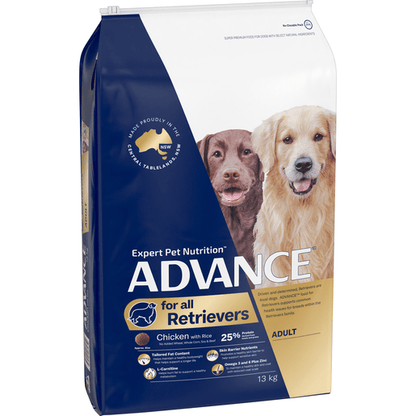 Advance Dry Dog Food Adult Retriever 13kg - Woonona Petfoods