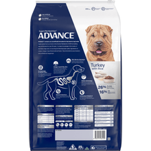 Advance Dry Dog Food Adult Sensitive Skin Turkey and Rice 13kg - Woonona Petfoods
