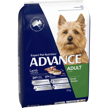 Advance Dry Dog Food Adult Small and Toy Breed Lamb and Rice - Woonona Petfoods