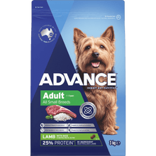Advance Dry Dog Food Adult Small and Toy Breed Lamb and Rice - Woonona Petfoods