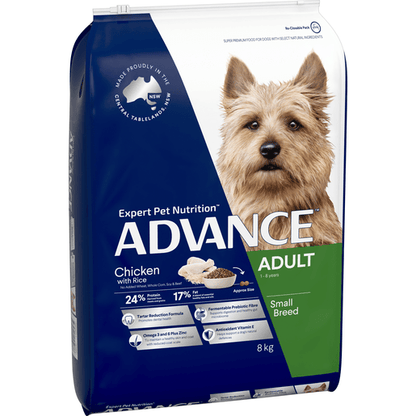 Advance Dry Dog Food Adult Small Breed Chicken and Rice - Woonona Petfoods