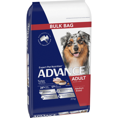 Advance Dry Dog Food Adult Turkey - Woonona Petfoods