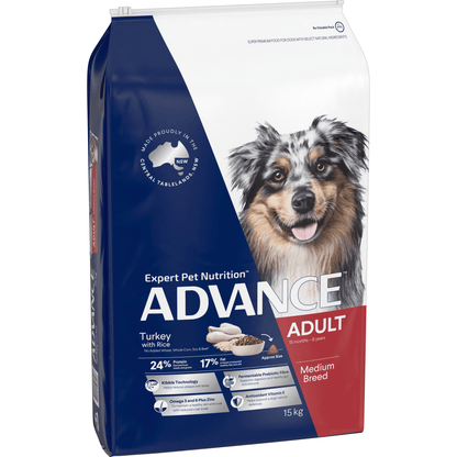 Advance Dry Dog Food Adult Turkey - Woonona Petfoods