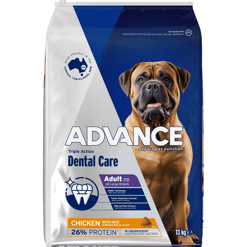 Advance Dry Dog Food Dental Large Breed 13kg - Woonona Petfoods
