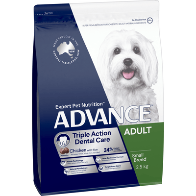 Advance Dry Dog Food Dental Toy and Small Breed 2.5kg - Woonona Petfoods