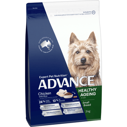 Advance Dry Dog Food Healthy Age Small Breed Chicken 3kg - Woonona Petfoods
