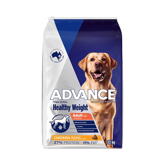 Advance Dry Dog Food Healthy Weight Large Breed - Woonona Petfoods