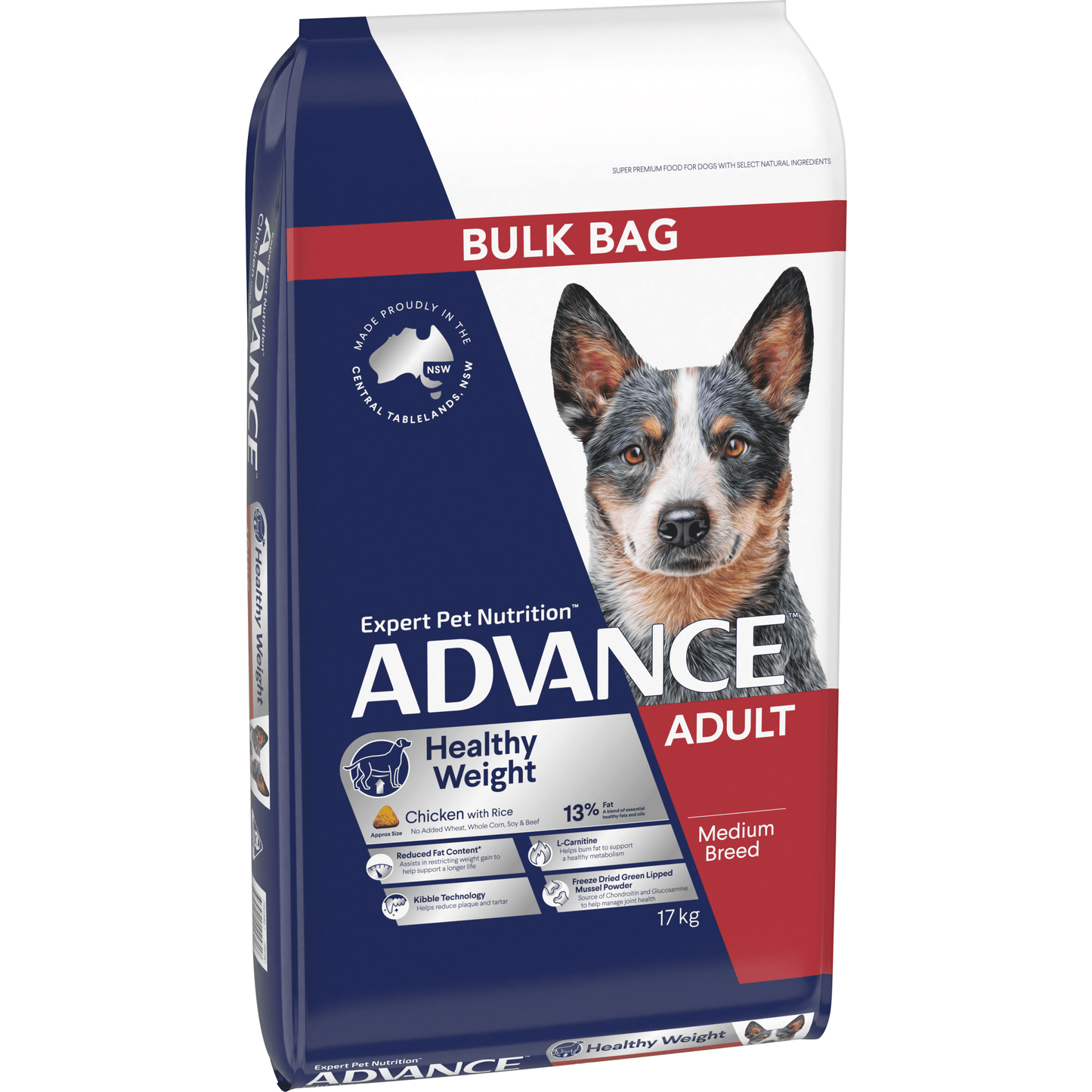 Advance Dry Dog Food Healthy Weight Medium Breed - Woonona Petfoods