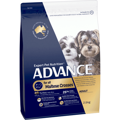 Advance Dry Dog Food Maltese Crosses Turkey and Rice - Woonona Petfoods