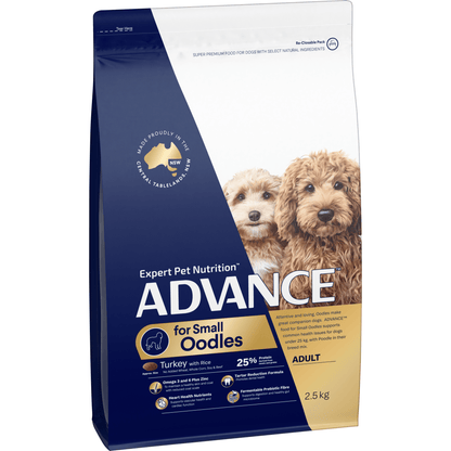 Advance Dry Dog Food Oodles Small Breed Turkey and Rice - Woonona Petfoods