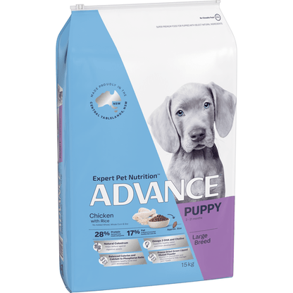 Advance Dry Dog Food Puppy Large Breed Chicken with Rice - Woonona Petfoods