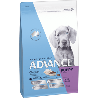 Advance Dry Dog Food Puppy Large Breed Chicken with Rice - Woonona Petfoods