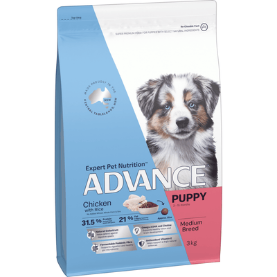 Advance Dry Dog Food Puppy Medium Breed - Woonona Petfoods
