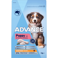Advance Dry Dog Food Puppy Medium Breed Chicken with Rice - Woonona Petfoods