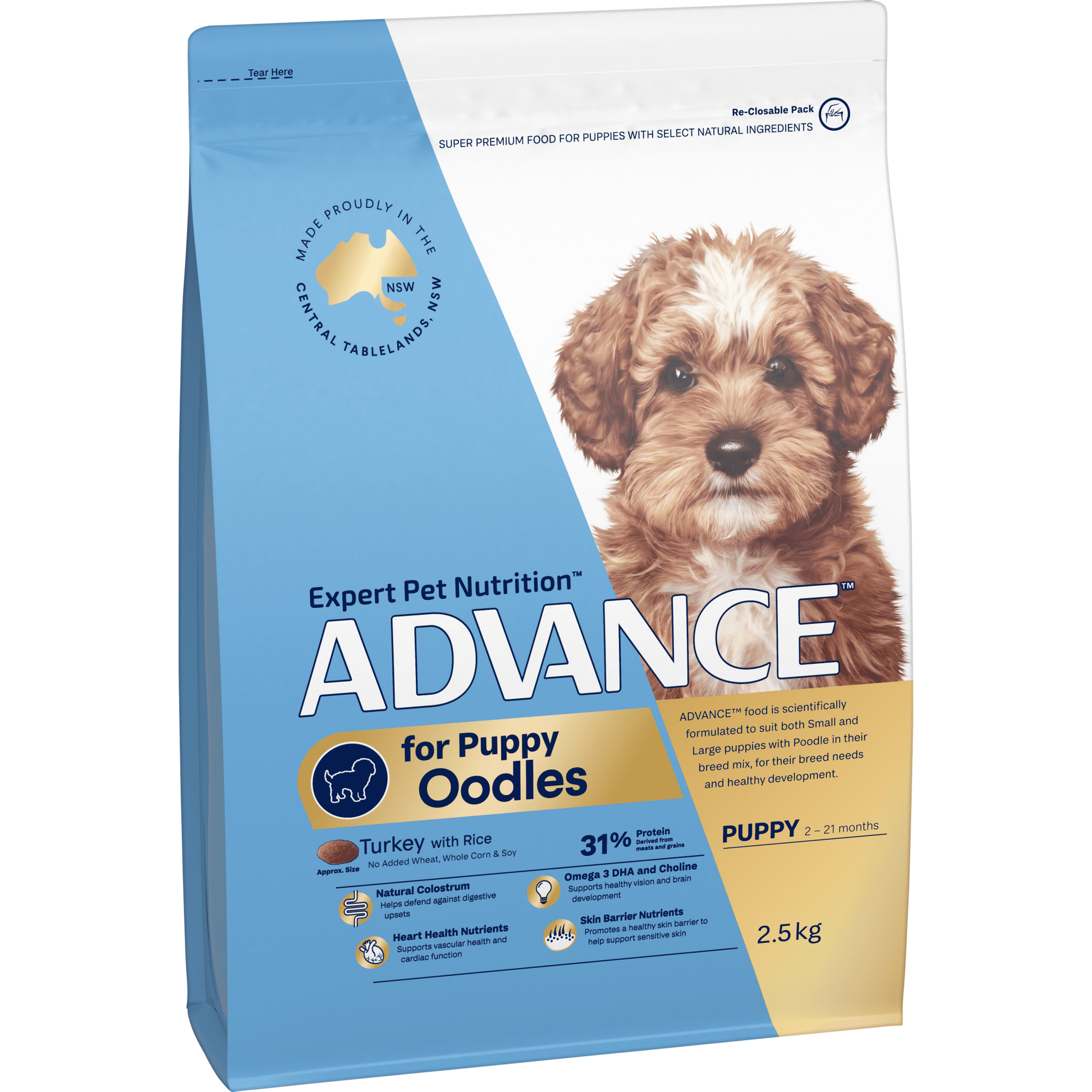 Advance Dry Dog Food Puppy Oodles Turkey and Rice - Woonona Petfoods