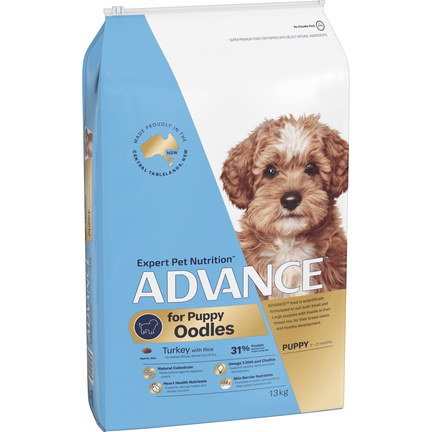 Advance Dry Dog Food Puppy Oodles Turkey and Rice - Woonona Petfoods