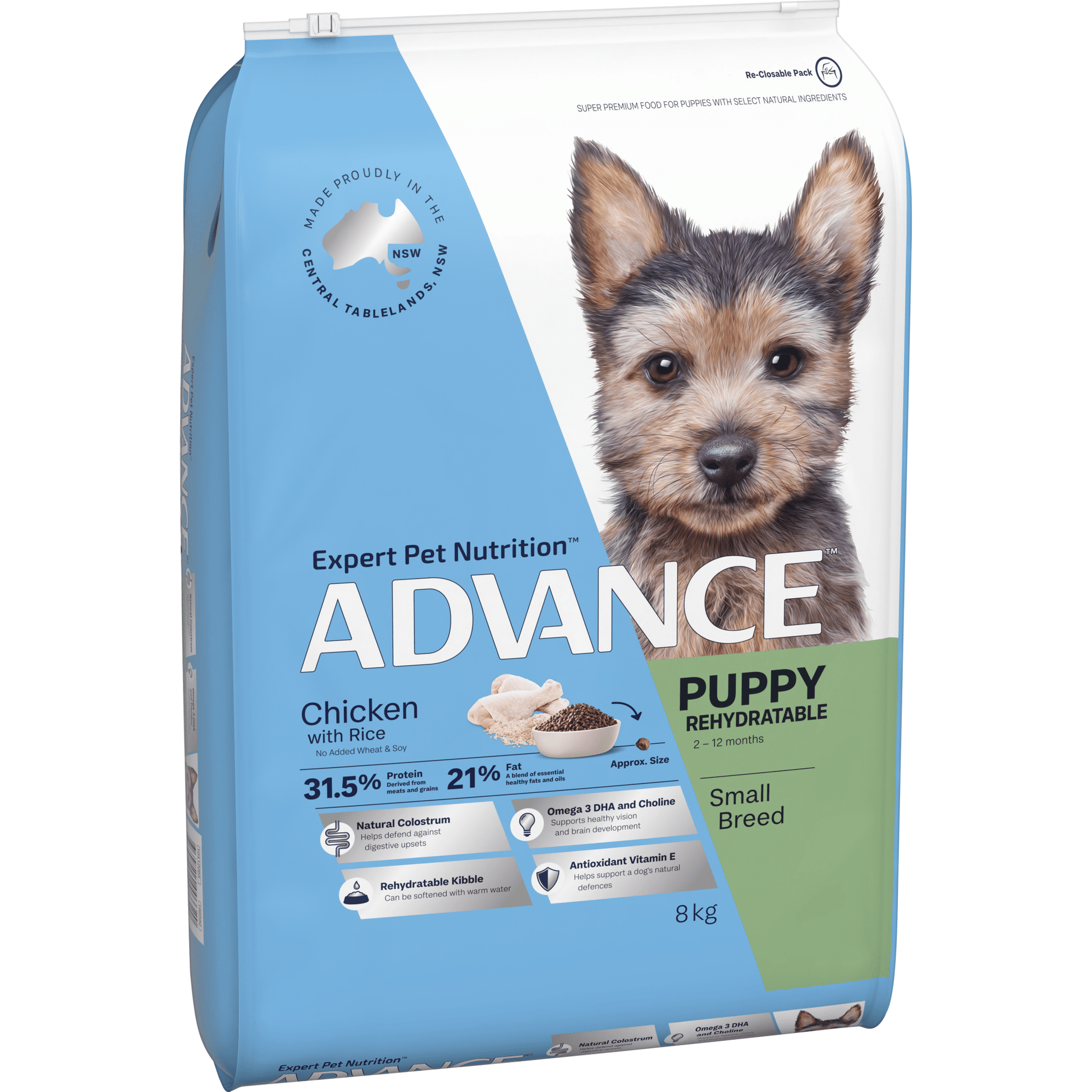 Advance Dry Dog Food Puppy Small and Toy Breed 8kg - Woonona Petfoods
