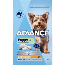 Advance Dry Dog Food Puppy Small Breed Chicken with Rice - Woonona Petfoods