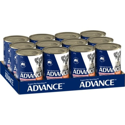 Advance Wet Dog Food Adult Chicken And Salmon