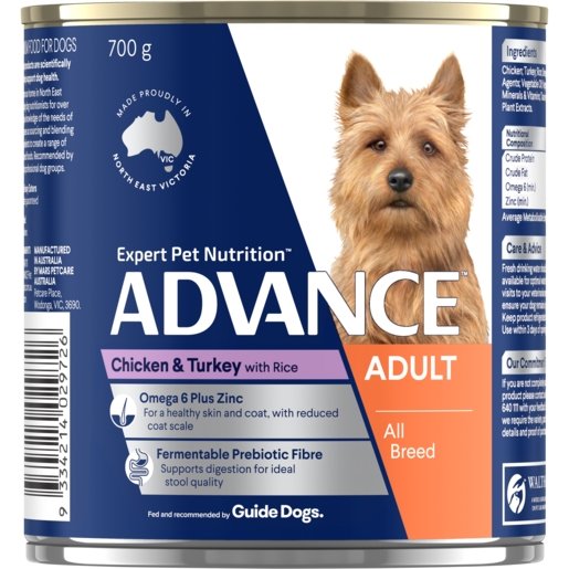 Advance Wet Dog Food Adult Chicken And Turkey