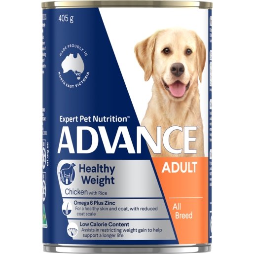 Advance Wet Dog Food Adult Healthy Weight 12x405g - Woonona Petfood & Produce