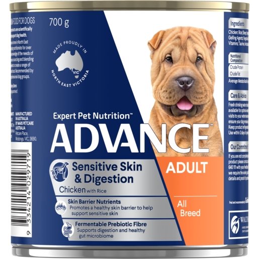 Advance Wet Dog Food for Sensitive Adult Dogs 12x700g - Woonona Petfood & Produce