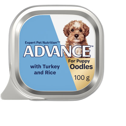 Advance Wet Dog Food Puppy Oodles Turkey and Rice 100g - Woonona Petfoods