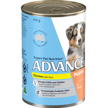 Advance Wet Puppy Food Chicken And Rice 12x410g - Woonona Petfoods