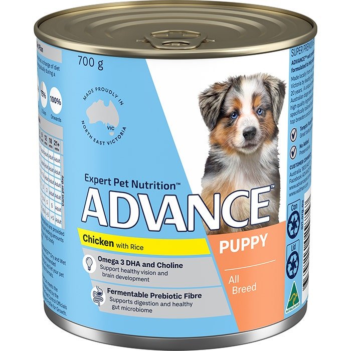 Advance Wet Puppy Food Chicken And Rice - Woonona Petfoods