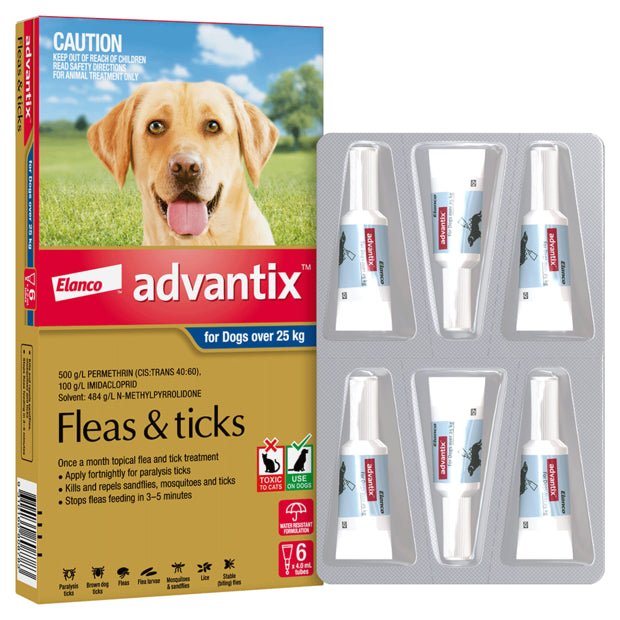 Advantix Dog Extra Large Over 25kg - Woonona Petfood & Produce