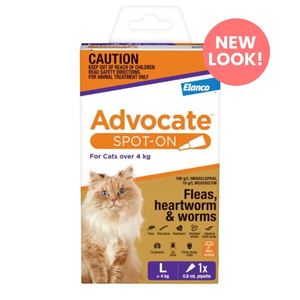 Advocate Cat Over 4kg Purple - Woonona Petfoods