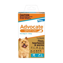 Advocate Dog 4-10kg Aqua - Woonona Petfoods