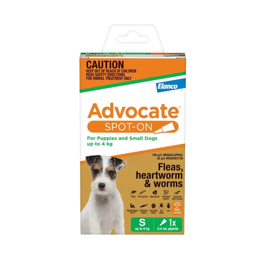 Advocate Dog Up To 4kg Green - Woonona Petfoods