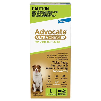 Advocate Ultra Chew Large 11.1 - 22kg - Woonona Petfoods