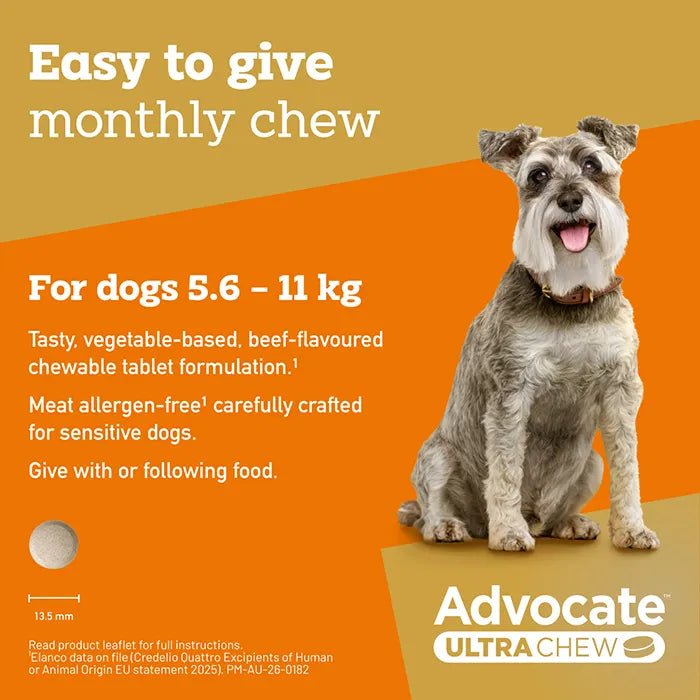 Advocate Ultra Chew Medium 5.6 - 11kg - Woonona Petfoods