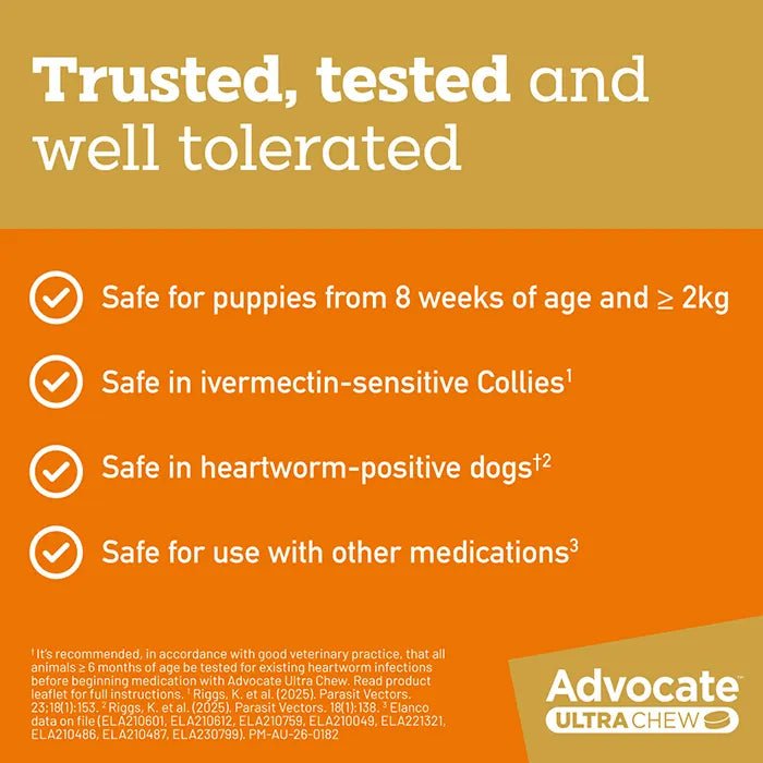 Advocate Ultra Chew Medium 5.6 - 11kg - Woonona Petfoods