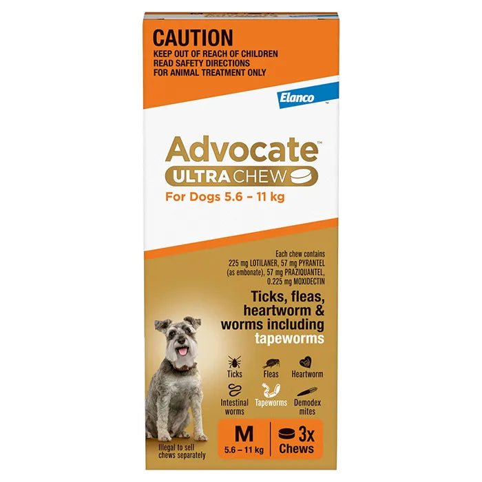 Advocate Ultra Chew Medium 5.6 - 11kg - Woonona Petfoods